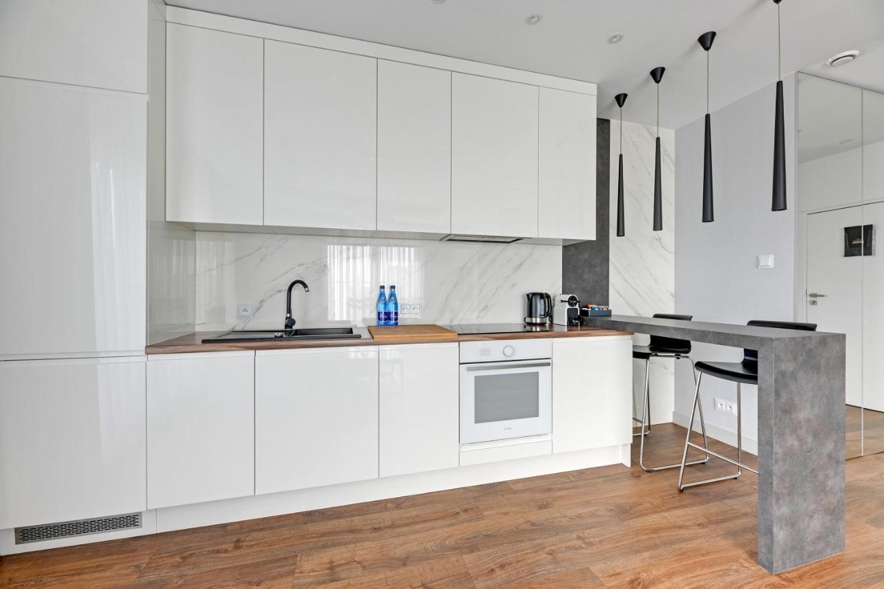 Downtown Apartments River View Gdansk Bagian luar foto
