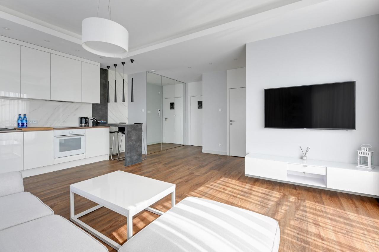Downtown Apartments River View Gdansk Bagian luar foto