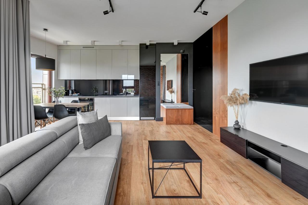 Downtown Apartments River View Gdansk Bagian luar foto